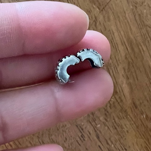 Retired Pandora Flowers Safety Clip Stopper Charm Sterling Silver 925 EUC - Picture 8 of 10